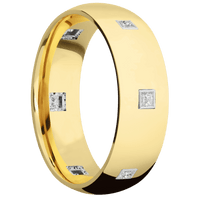 10K Yellow Gold + Polish Finish