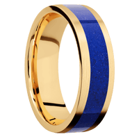 10K Yellow Gold + Satin Finish