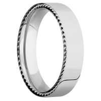 14K White Gold + Polish Finish