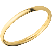 14K Yellow Gold + Polish Finish