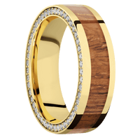14K Yellow Gold + Polish Finish