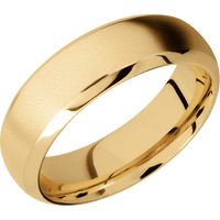 10K Yellow Gold + Bead , Polish Finish
