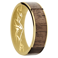 10K Yellow Gold + Polish Finish