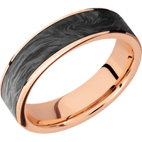 14K Rose Gold + Polish Finish