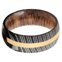 Damascus + Acid Finish + Koa