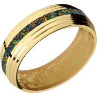 18K Yellow Gold + Polish , Polish Finish + Gold