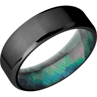 Zirconium + Anglesatin , Polish Finish + Black Mother of Pearl