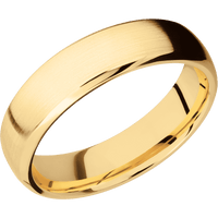 14K Yellow Gold + Satin , Polish Finish