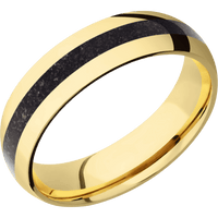 14K Yellow Gold + Polish Finish