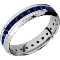 14K White Gold + Polish , Polish Finish