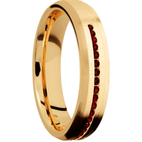 10K Yellow Gold + Crosssatin , Satin Finish