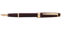 Bailey Light™ Polished Burgundy Resin and Gold Tone Extra-Fine Fountain Pen