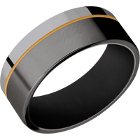 Tantalum + Polish Finish + Black