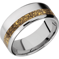 10K White Gold + Bead , Bead Finish