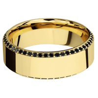 14K Yellow Gold + Polish , Polish Finish