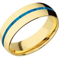 14K Yellow Gold + Polish Finish