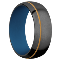 Zirconium + Bead , Bead Finish + Ridgeway Blue