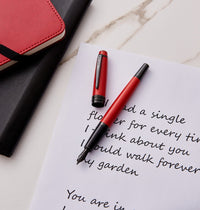 Bailey™ Matte Gray Lacquer Stainless Steel Extra-Fine Nib Fountain Pen