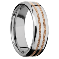 14K White Gold + Polish , Polish Finish