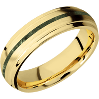 14K Yellow Gold + Anglesatin , Polish Finish