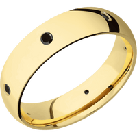 10K Yellow Gold + Polish Finish