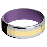Titanium + Polish , Polish Finish + Wild Purple
