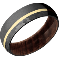 Zirconium + Bead , Hammer Finish + Sequoia