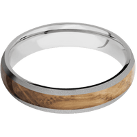 14K White Gold + Sand Finish