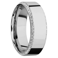 14K White Gold + Polish , Polish Finish