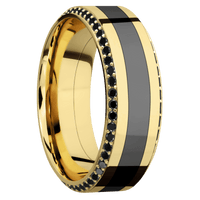 10K Yellow Gold + Polish , Polish Finish