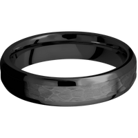 Zirconium + Hammer , Polish Finish