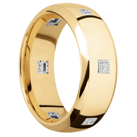 10K Yellow Gold + Polish , Polish Finish