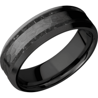 Zirconium + Hammer , Bead Finish