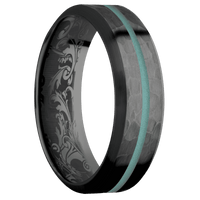 Zirconium + Hammer , Satin Finish