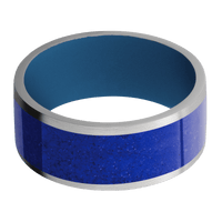 Titanium + Satin Finish + Ridgeway Blue