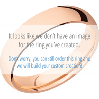 10K Rose Gold + Polish Finish