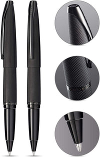 ATX® Brushed Black Rollerball Pen