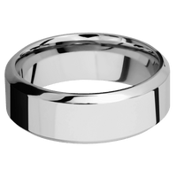14K White Gold + Polish , Polish Finish
