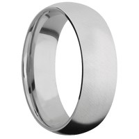 14K White Gold + Anglesatin Finish + Titanium