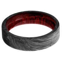 Forged Carbon Fiber + None Finish + Blood Wood