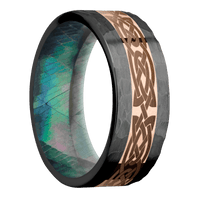 Zirconium + Hammer Finish + Black Mother of Pearl