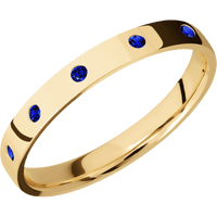 10K Yellow Gold + Polish Finish