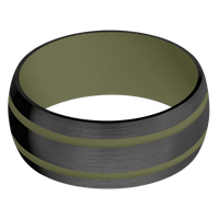 Zirconium + Satin Finish + Vintage Green