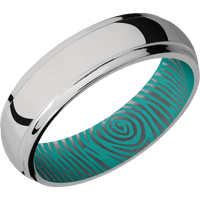 Titanium + Polish , Polish Finish + Teal