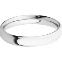 14K White Gold + Polish Finish
