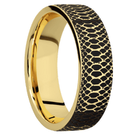 10K Yellow Gold + Polish Finish