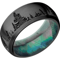 Zirconium + Satin , Satin Finish + Black Mother of Pearl