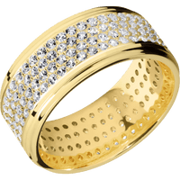 18K Yellow Gold + Polish , Polish Finish