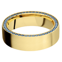 14K Yellow Gold + Anglesatin Finish