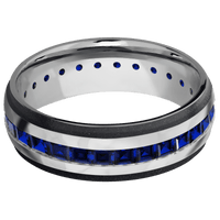 10K White Gold + Rockpolish , Satin Finish